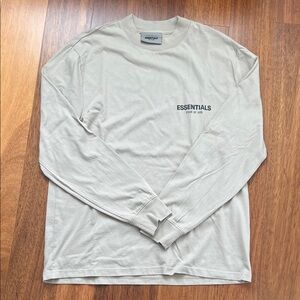 Fear of God Essentials Long Sleeve Shirt - Light Tan